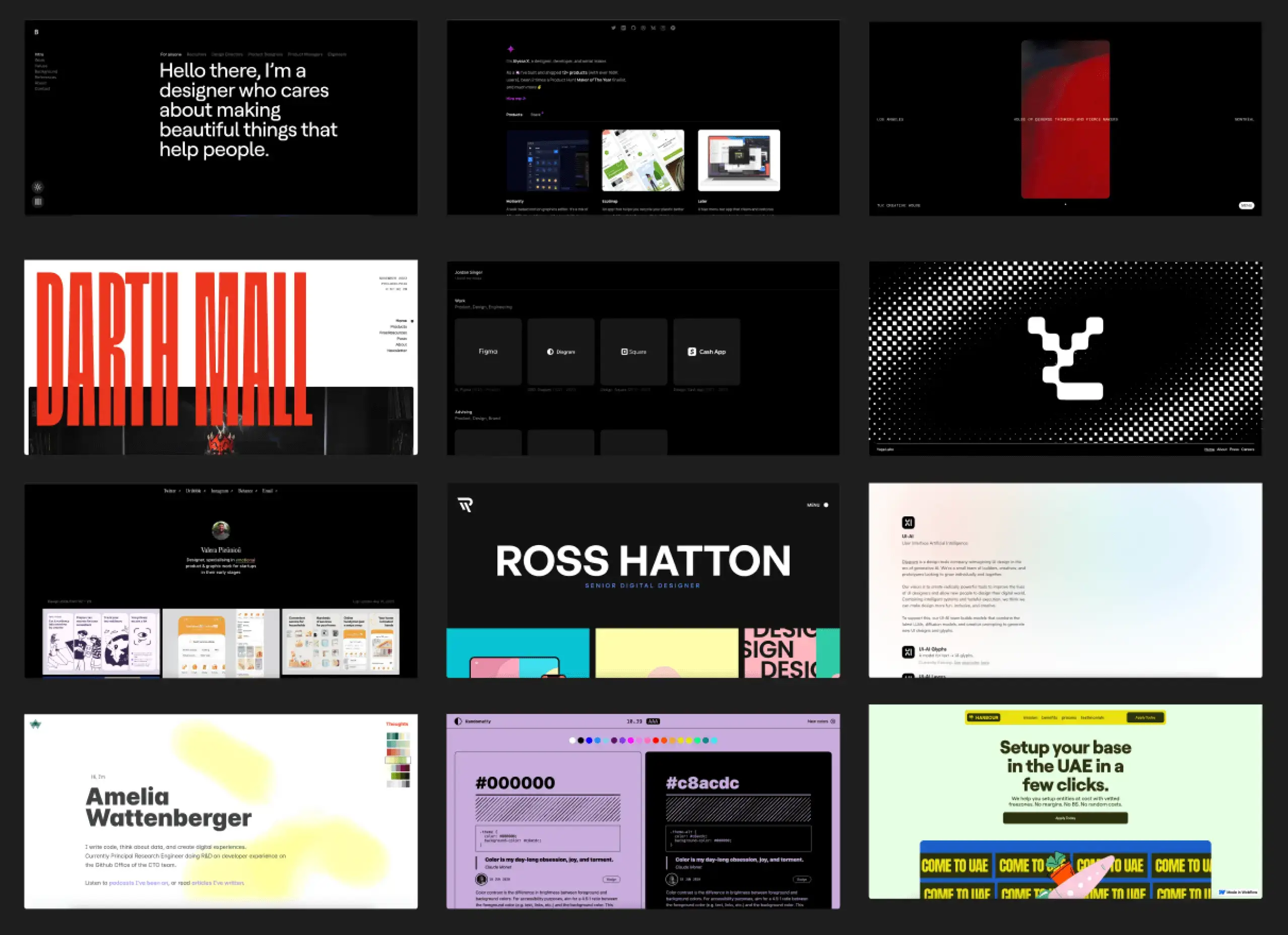 Branding and color research, mood board