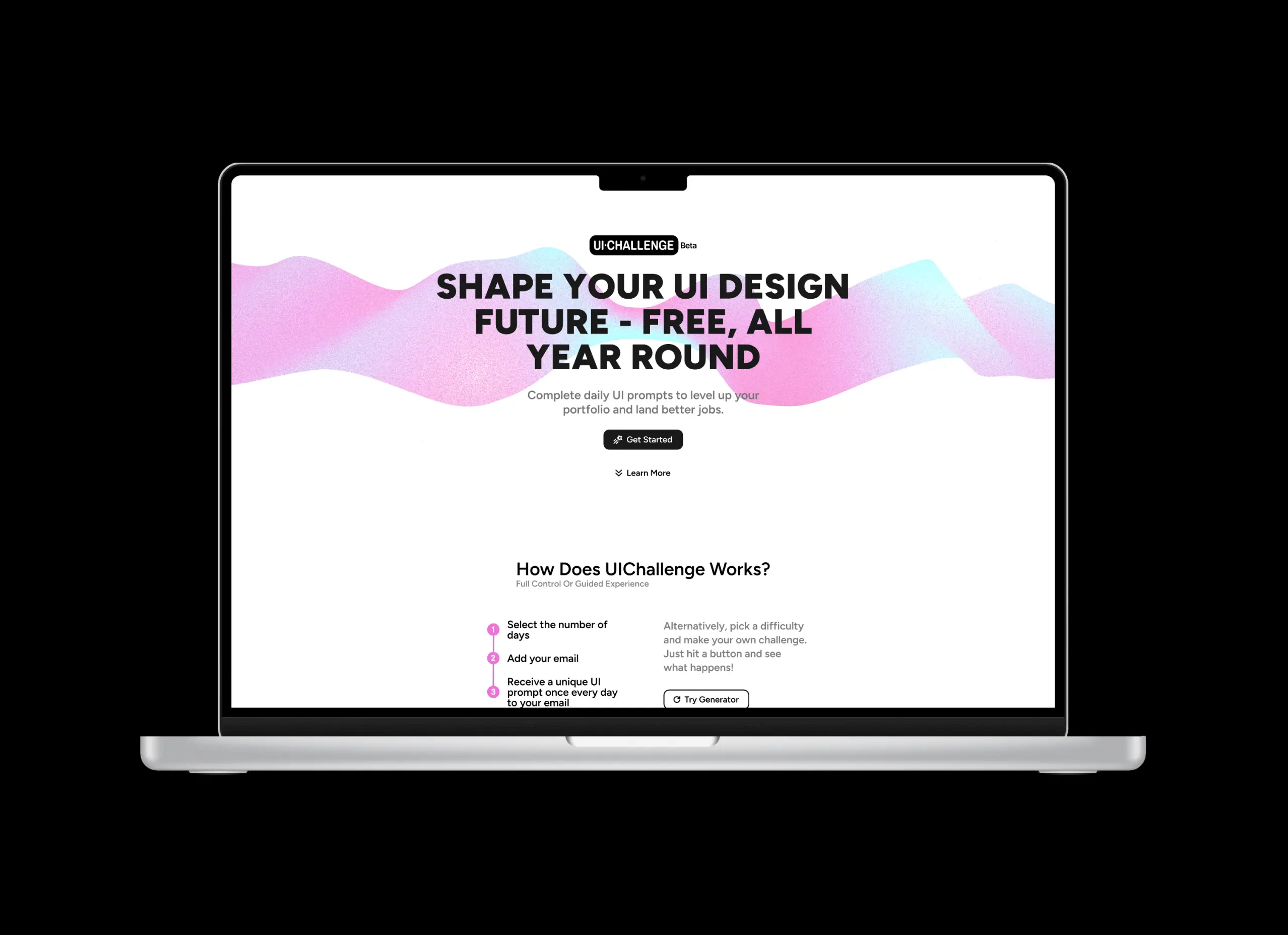 Figma prototype for user testing in action