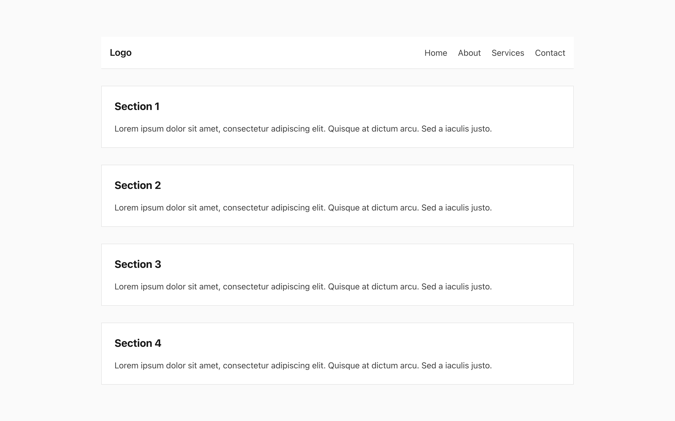 Wireframe example for Pinning