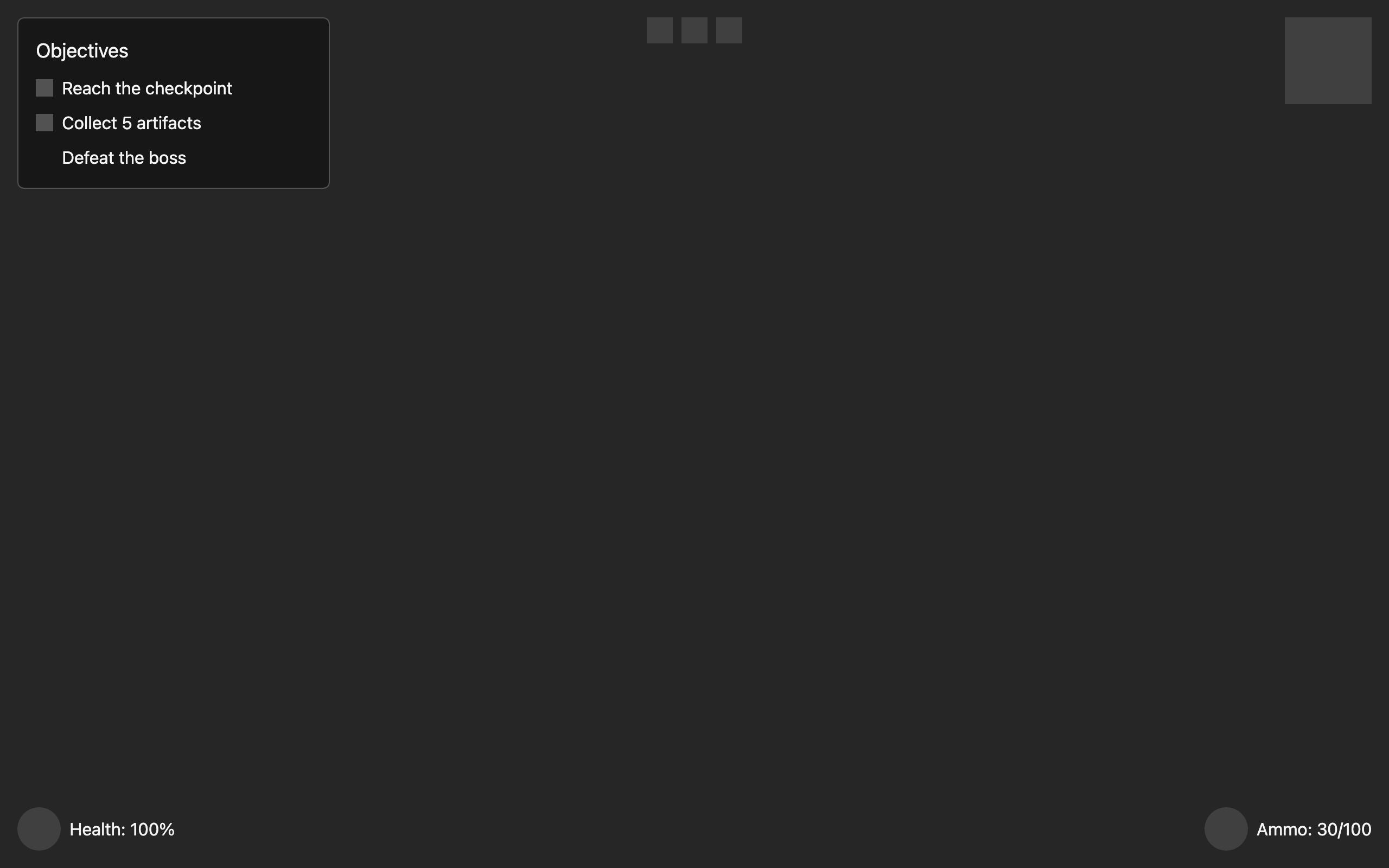 Wireframe example for Objective Tracker Overlay